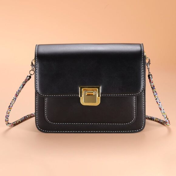 Crossbody Satchel For Lightweight Strap Bags Soft Pu Textured Bag Compact - Picture 6 of 7